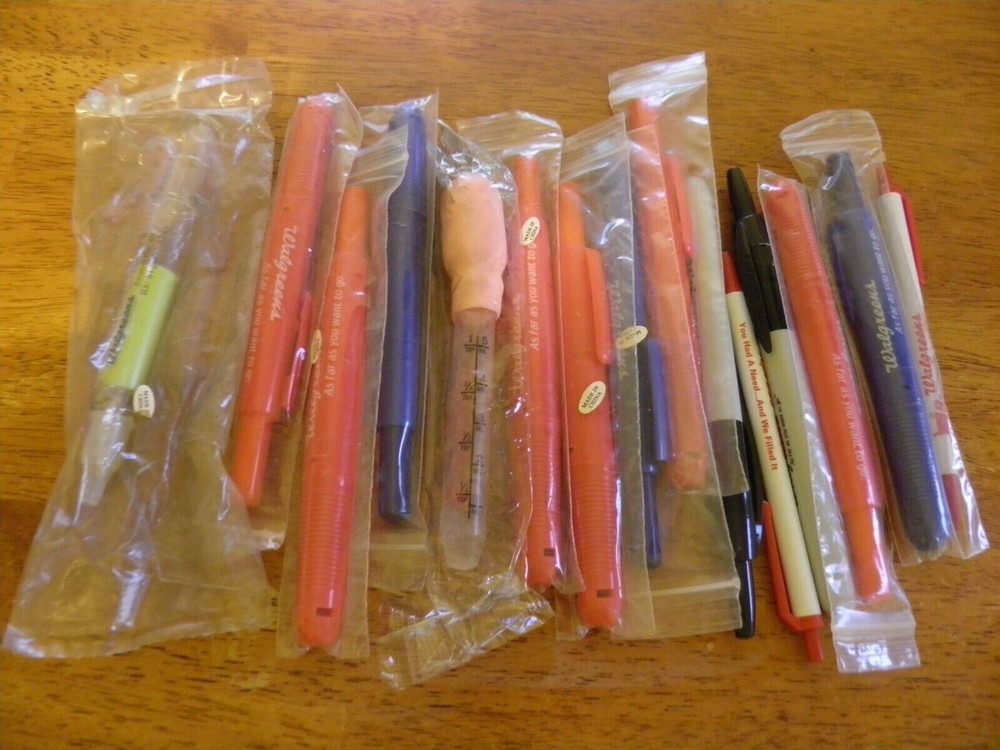 VARIOUS DRUG REP ITEMS & WALGREENS ITEMS