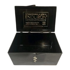 Vintage Abbott Enduron Methyclothiazide Pharmacy Advertising Display Box Medical