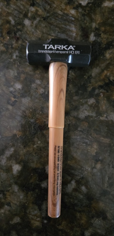 Vintage Tarka Drug Rep Pharmaceutical Hammer Advertising Ink Pen
