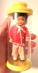 Vintage Warner Lambert Pharmaceutical British Guard Soldier Doll Tube Drug Rep