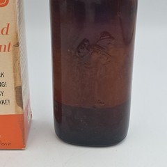 Vintage 1950’s SCOTT’S EMULSION BOTTLE w/ Contents Harold Ritchie, CLIFTON NJ