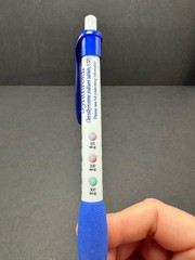Synthroid Promo Pen Blue Grip Click Pen Pharmaceutical Advertising