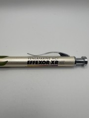 EFFEXOR XR Pharmaceutical Drug Rep Ballpoint Ben Black Ink