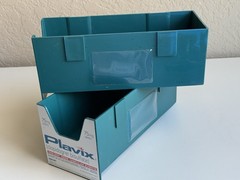 Lot 2! Plavix Pharmaceutical Drug Rep Pen Holder Bin Display Storage Container