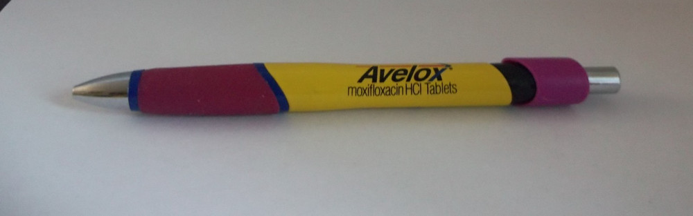 Avelox Moxifloxacin Promotional Pen Mixed Metal/Plastic – Medium Weight
