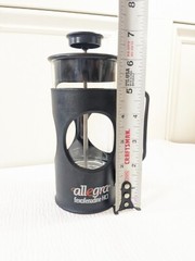 Allegra French Press coffee pot promotional item pharmaceutical promo Drug Rep