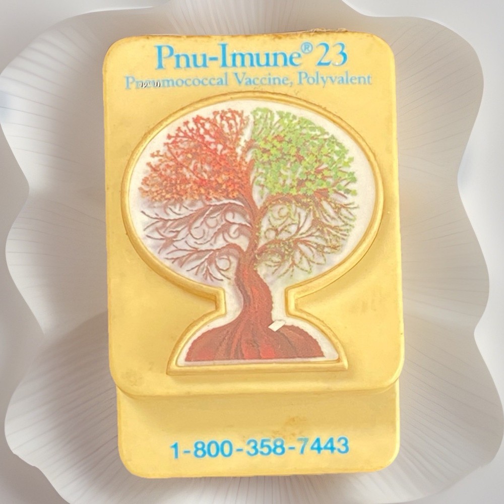 Vintage PMU-Immune 23 Vaccine Magnet Pharmaceutical Rep Promo Advertising Rare