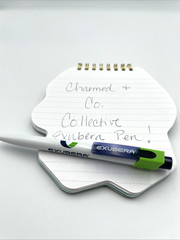 Pfizer Exubera Collectible Drug Rep Click Pen Blue White Green Works