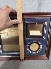 Pfizer Drug Company Framed Plaque Award Corporate Pharmaceutical Collectible