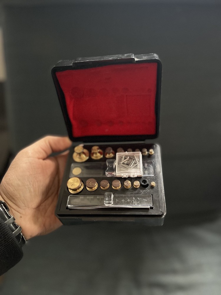 Troemner Apothecary Calibration Weight Set – 32 Piece Brass lightly Used