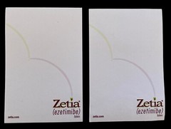 Pharmaceutical Swag 2 Note Pads Zetia Drug Rep Scratch Pad Paper Merck Plough