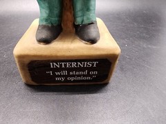 Doctor Figurine Internist Abbott Pharmaceutical Advertising 1970s
