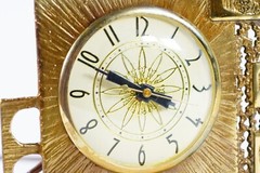 Mid-Century MD Doctor’s Brass Lanshire Electric Desk Clock