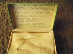 3 Vintage OREGON Cardboard Prescription Pill Medicine BoxS-RX