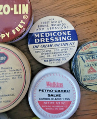 Vintage Pharmacy/medicine salves & ointments Lot of 7