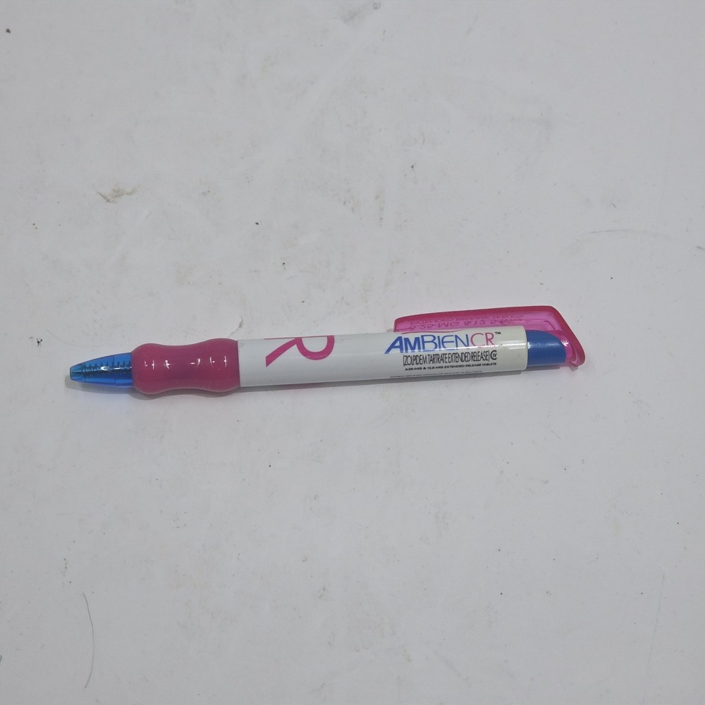 Ambien CR Pharmaceutical Collectible Heavy Metal Pen Drug Rep Rare
