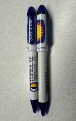 TOPROL-XR PENS: Blue & White, Plastic, Pharmaceutical Promo NEW Lot of 4