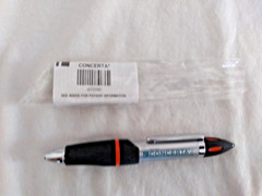 Concerta Heavy Metal Pen. Pharmaceutical collectibles