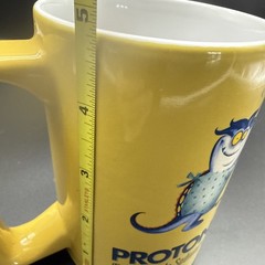 Protonix Coffee Cup Mug Heartburn Monsters Collectible Drug Rep Pharmaceutical
