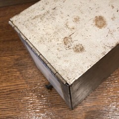 Vintage Pharmacy Prescription Box SAMUELS Metal File Apothecary Rx Cincinnati OH