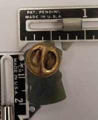 Vintage Jade Pin Pharmacists Pharmacy Mortar And Pestle Lapel Hat Tie Pin