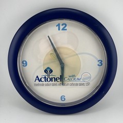 Vintage Actonel With Calcium Pharmaceutical Promotional Advertising Clock