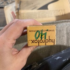 Vintage 1954 Hydrotox Antifungal Ointment Tube with Original Box and Insert