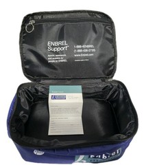 RARE Enbrel Pharmaceutical Rep Pfizer Amgen Medication Travel Kit Lunch Cooler