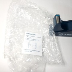Pfizer Lipitor Translucent BlueTape Dispenser Pharmaceutical Promo 2003 Y2k NEW
