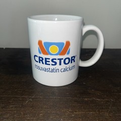 Crestor Pharmaceutical Rep Mug Rare Collectible Vintage Cup
