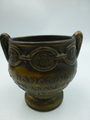 Vintage Coricidin Mortar & Pestle for La Pharmacie Francaise & Louis Dufilho Jr