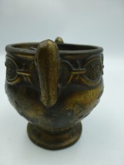 Vintage Coricidin Mortar & Pestle for La Pharmacie Francaise & Louis Dufilho Jr