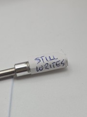 Rare VTG Prazosin HCI Drug Rep Pharmaceutical Metal Twist Ball Point Pen Garland