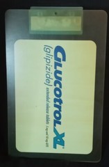 1999 Glucotrol XL Drug Rep Pharmaceutical Acrylic Collectible Clipboard