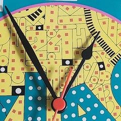 Ziac Pharmaceutical Drug Rep Promo 10″ Wall Clock Colorful Advertising- Works
