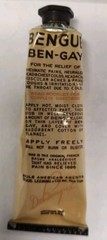 Vintage Baume Bengue „Ben-Gay“ Tube in Original Box With Paperwork 1930s