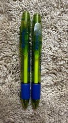 Drug Rep ZYRTEC Collectible Plastic Pens – Blue And Lime Green