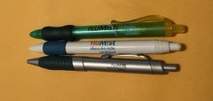 FluMist Lot of 3 Pharmaceutical Vaccine Promo Retractable Plastic Ballpoint Pen