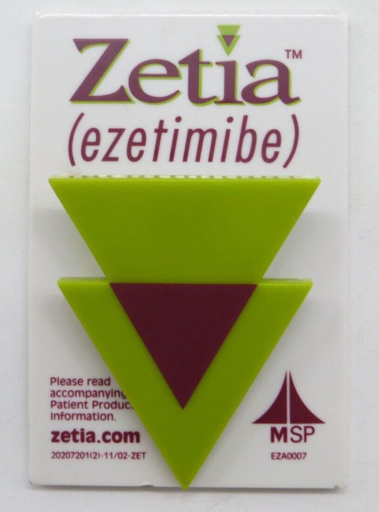 Drug Rep Promo Magnet Clip ZETIA doctors office promotional item MSP EZA0007