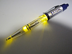 XYZAL Drug Rep Ink PEN Light Purple or Yellow Collectible Pharmaceutical Medical