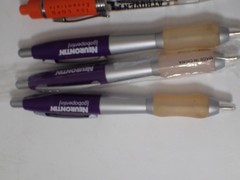 (18) High-End Pharmaceutical & More Advertising Pens Plastic & Metal Some Lights