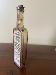 Vintage O.k. Mentholated Cough Syrup Original Label Intact