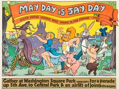 1976 May Day is Jay Day NEW Metal Sign: Central Park NYC Marijuana Protest