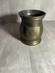 Vintage Schering Brass Mortar College Of Pharmacy Heavy 2001 Z1