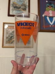 Merck Vioxx (rofecoxib) Plastic Cup Pharmaceutical