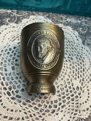Vintage Anniversary Mortar And Pestle- Aged