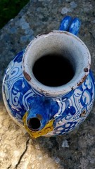 Rare Early 18th-Century Italian Savona Majolica Apothecary Pharmacy Wet Drug Jar