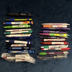 B7 vintage pharmaceutical drug rep pens a lot of 25