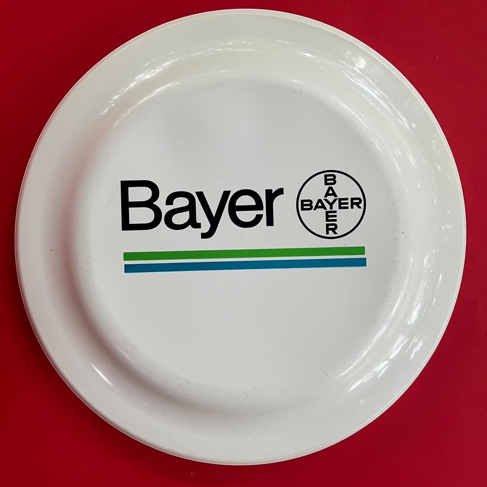 promo BAYER flying disc – 9″ HUMPHREY FLYER NO. 14 – made USA–DRUG REP pharmacy
