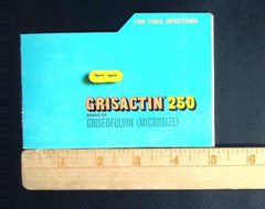 Vintage 1967 Grisactin 250 Medical Advertising Brochure – Ayers Laboratories